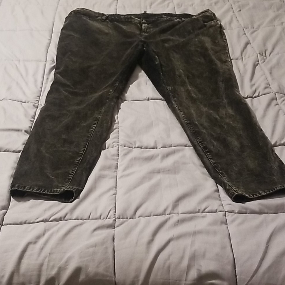 Eileen Fisher stretch velvet distressed jeans 22W. Nearly new.